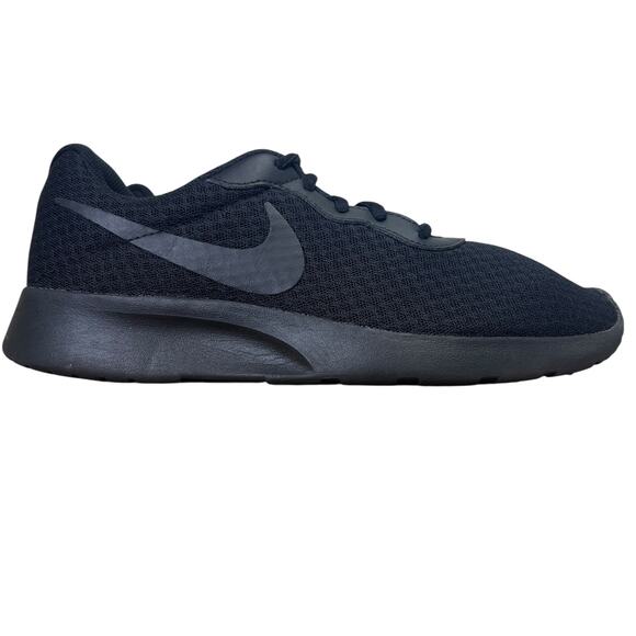 NIKE Women's Tanjun DJ6257 002 Running Shoe Black Size 8Mesh Lace Up Sneakers - Picture 1 of 7